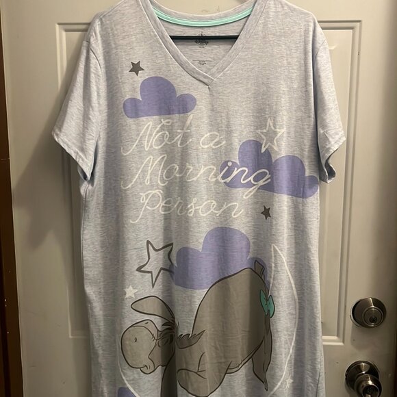 Eeyore Not A Morning Person Nightshirt - Picture 1 of 9